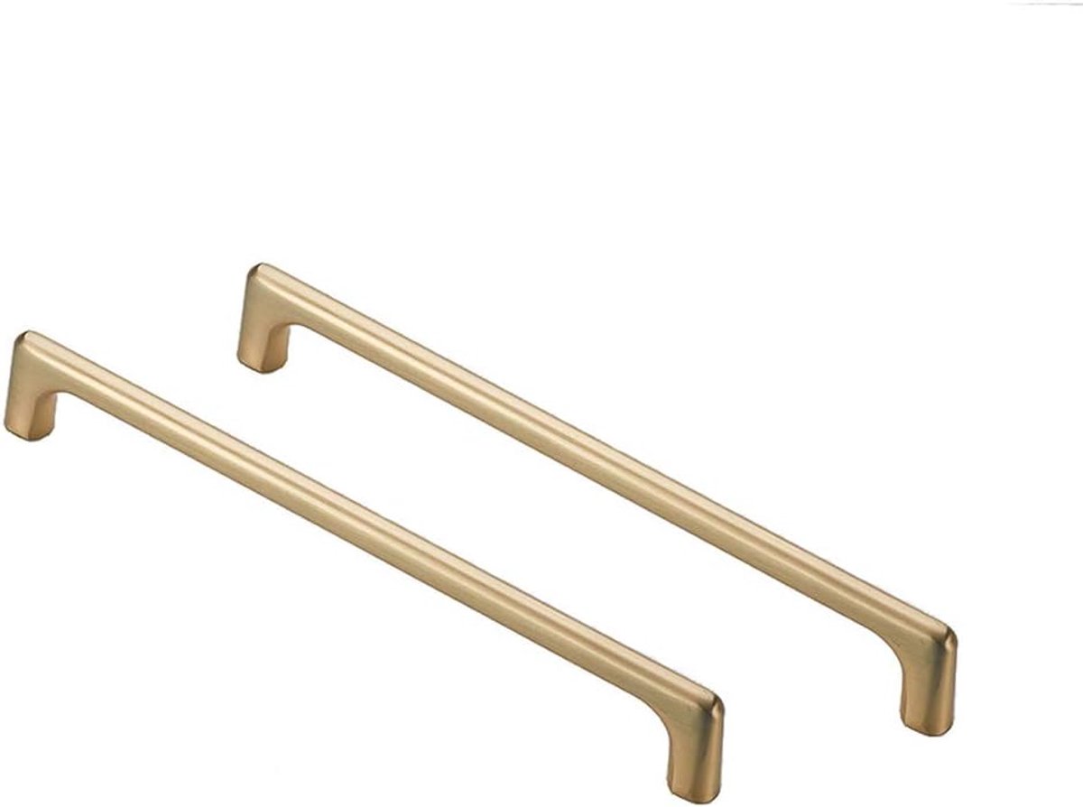 SnelShoppen - 224mm Matte Zwarte Meubelhandgrepen - Stanggrepen - Zinklegering Deuropeningshandgrepen voor Keuken, Badkamer, Kasten