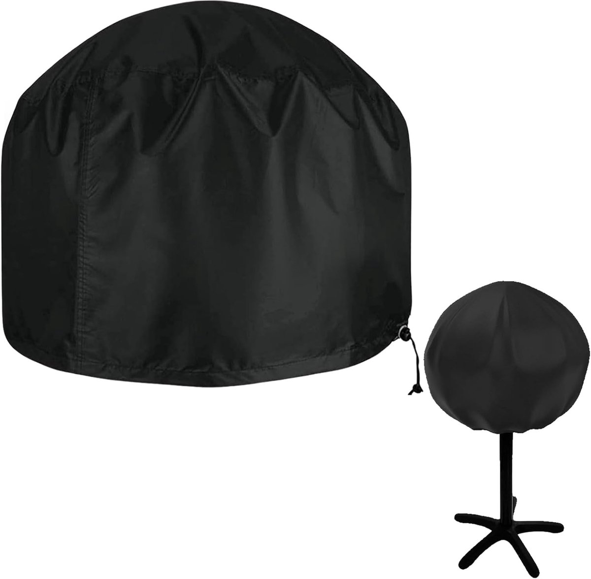 SnelShoppen - Waterproof BBQ Cover voor Staande Grill, 50 cm, 210D Oxford, Weerbestendig, Perfect voor Tuin, Camping, Buiten, BBQ Bescherming
