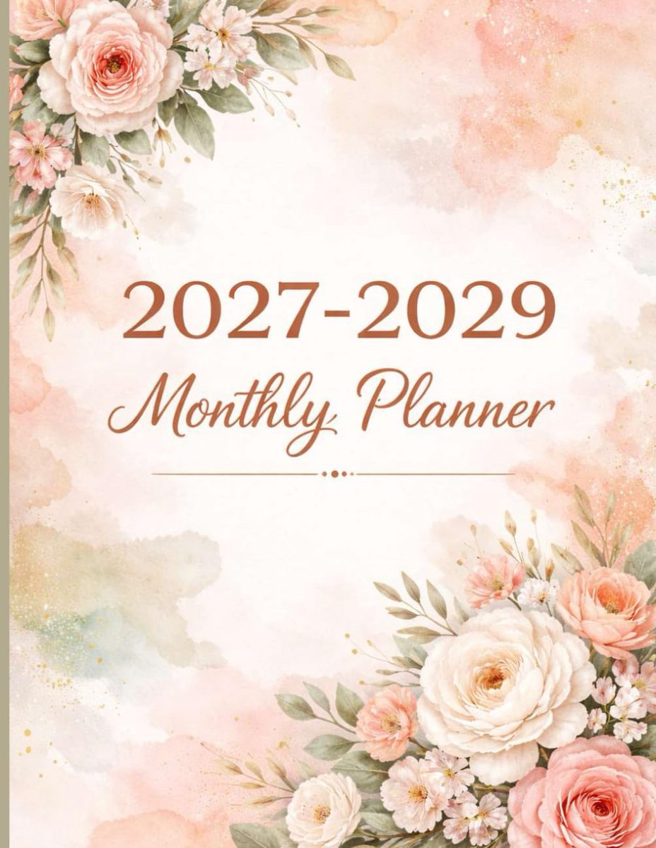 SnelShoppen - 2027-2029 Maandplanner - Grote 3-Jaren Organizer met Vakantiedagen & Inspirerende Citaten - Perfect voor Thuis, Werk, School