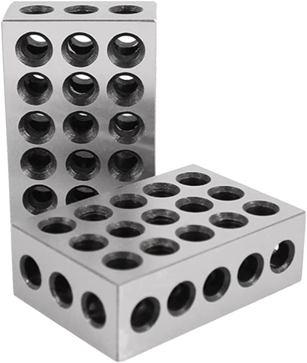 Hardened Steel Parallel Blocks Set voor Precisie Freesgereedschap - 25-50-75mm, Duurzaam en Nauwkeurig