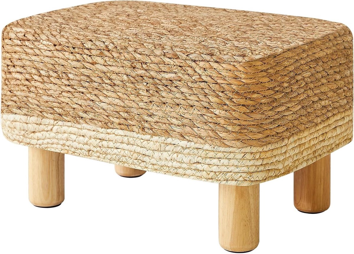 Comfortabele voetsteun in het wit voor ontspanning, ergonomisch ontwerp en veelzijdig gebruik