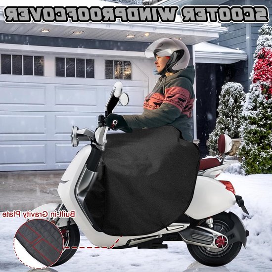 Scooter Voetenzak Draagbare Been Deken Universeel Waterdicht Warm en Winddicht voor Motor en Scooter — afbeelding 5