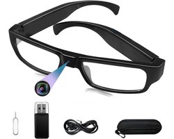 SnelShoppen – HD 1080p Camerabril, Actiecamera, Sportbril met Foto- en Videofunctie, POV Lichaamscamera voor Fietsen, Wandelen, Outdoor Activiteiten,