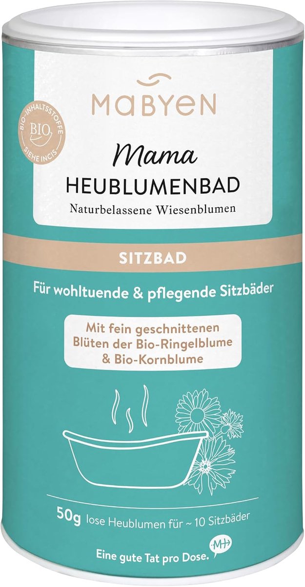 SnelShoppen - Heuvelbloemen Bad voor Zwangerschap - 50g Sitzbad en Stoombad, Natuurlijke Geboortevoorbereiding, Ontspannende Bekkenbodem, Vermindert R