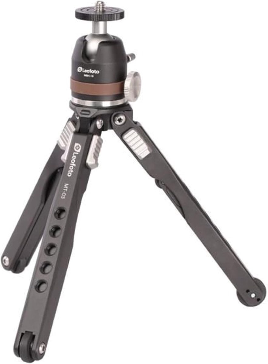 SnelShoppen - Pocket Mini Tripod voor Reisfotografen - Carbon Tripod met 2 kg Draagvermogen - Verlengbare Poten van 7.5 cm tot 23 cm - Compact en Lich