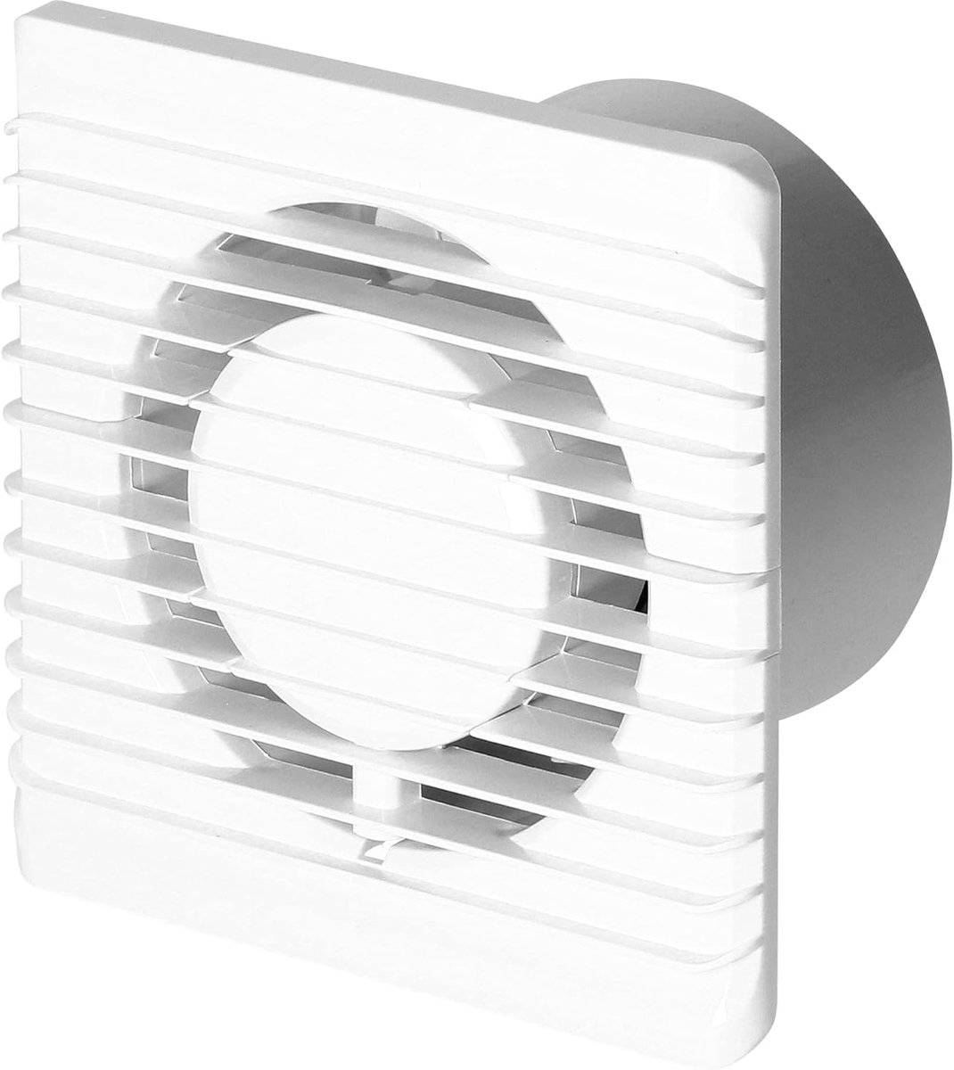 SnelShoppen - Stille Badkamer Ventilator 125mm - Wandmontage Ventilatiefan voor Badkamer en Toilet - Efficiënte Ventilatie zonder Geluid - Ideaal voor