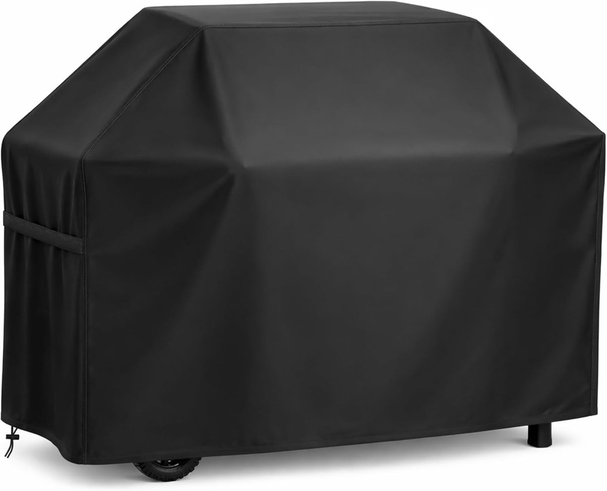 SnelShoppen - Barbecue Cover - Weerbestendig, 117 x 66 x 117 cm - Grill Cover 420D Oxford Stof voor Gasbarbecues - Beschermhoes voor Tuin, Camping en