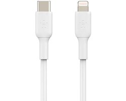 Belkin BOOST↑CHARGE - USB-C naar Lightning Kabel - 1 Meter - 20W - Wit
