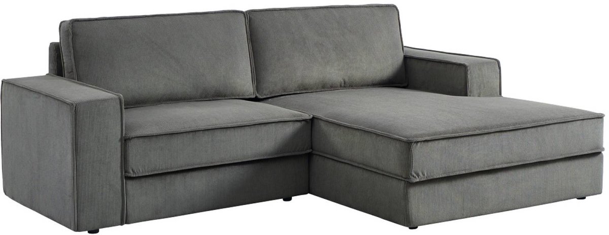 sweeek - Rechter hoekbank corduroy met 3 zitplaatsen - chill