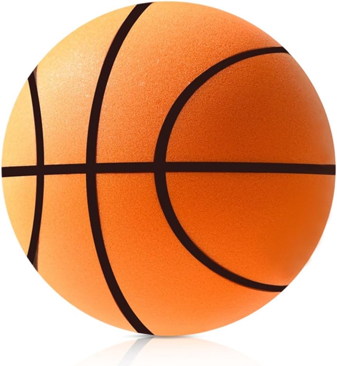 SnelShoppen - Silent Basketball 2026 Upgrade Size 7 24cm - High Density Foam Ball voor Stil Indoor en Outdoor Training - Lichtgewicht Trainingsbal