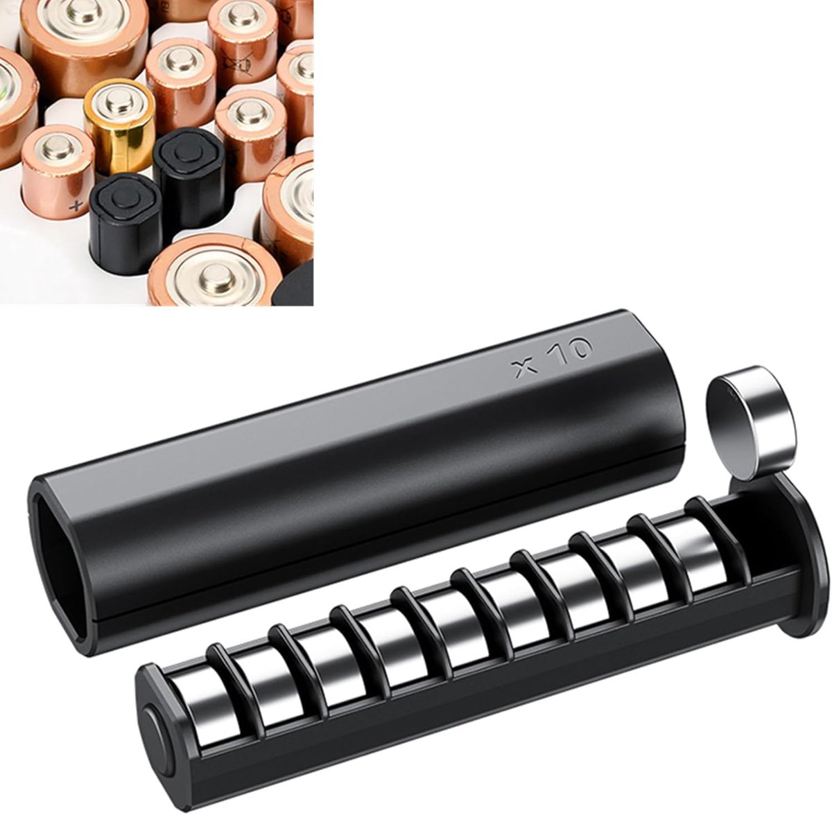 SnelShoppen - 2 PCS LR41 Batterij Houder voor 20x LR41/AG3/SR41/192/384/RW87/SR41W/SR41W/GP192 Knopcel Batterij Organiser, Coin Cell Batterij Opslag,