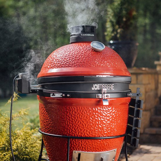 SnelShoppen - Kamado JoeTisserie Classic Elektrische Draaispit voor Kamado Grill, Perfect voor BBQ, Tuin Feesten, Camping, 360° Draaiend, Duurzaam en van snelshoppen — afbeelding 2