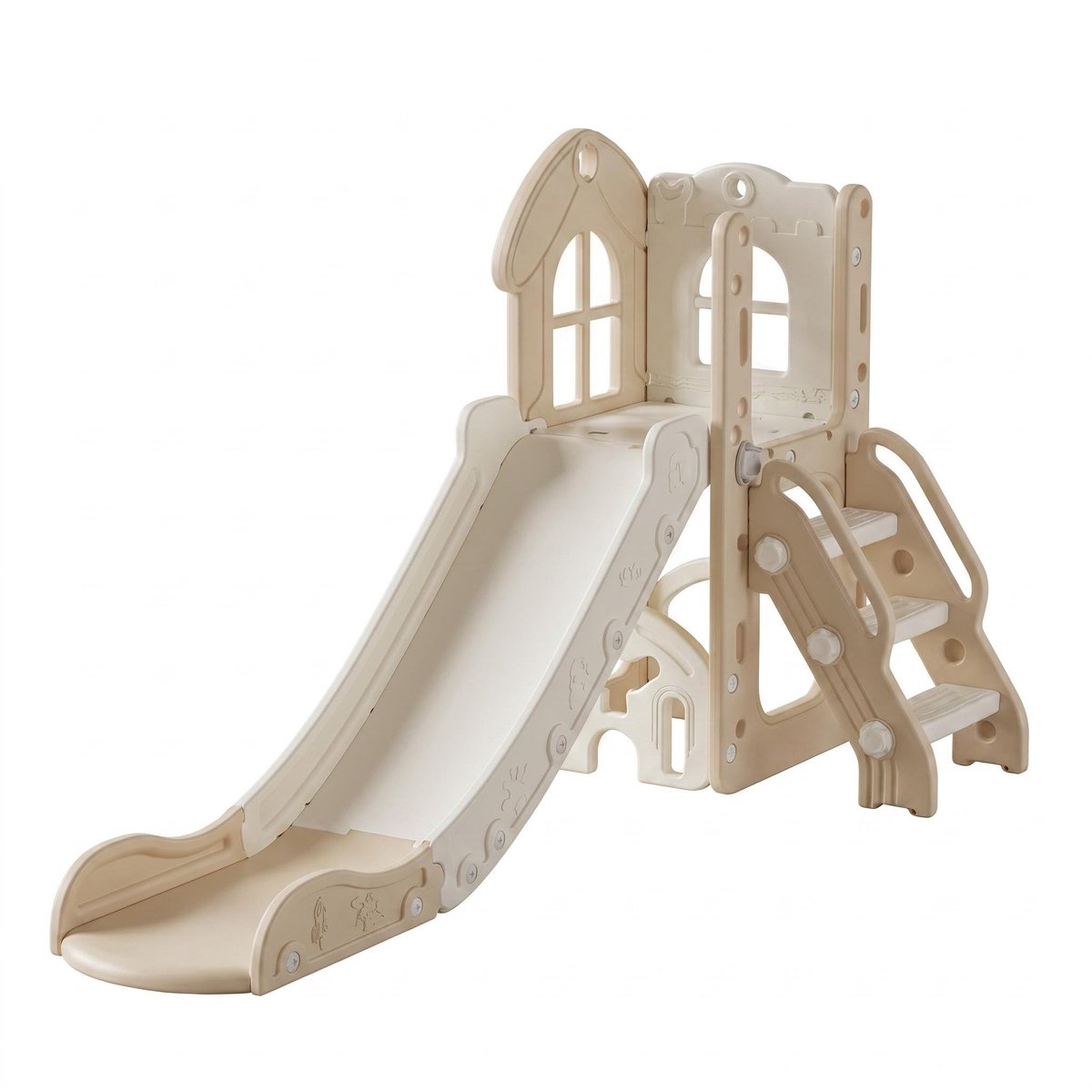 Speeltoestel Toren met Glijbaan Natural Beige | Russle
