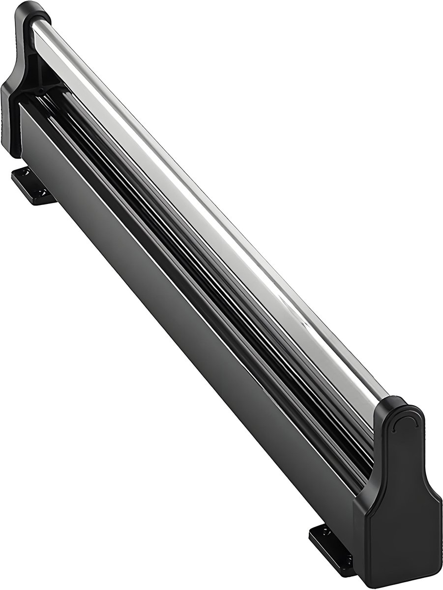 Uitschuifbare kledinghanger - Inclusief schroevenset - Verlengstang voor de hanger - Kledingrek - Multifunctionele hanger - Ingebouwde schuifrail - 30 cm - Matzwart