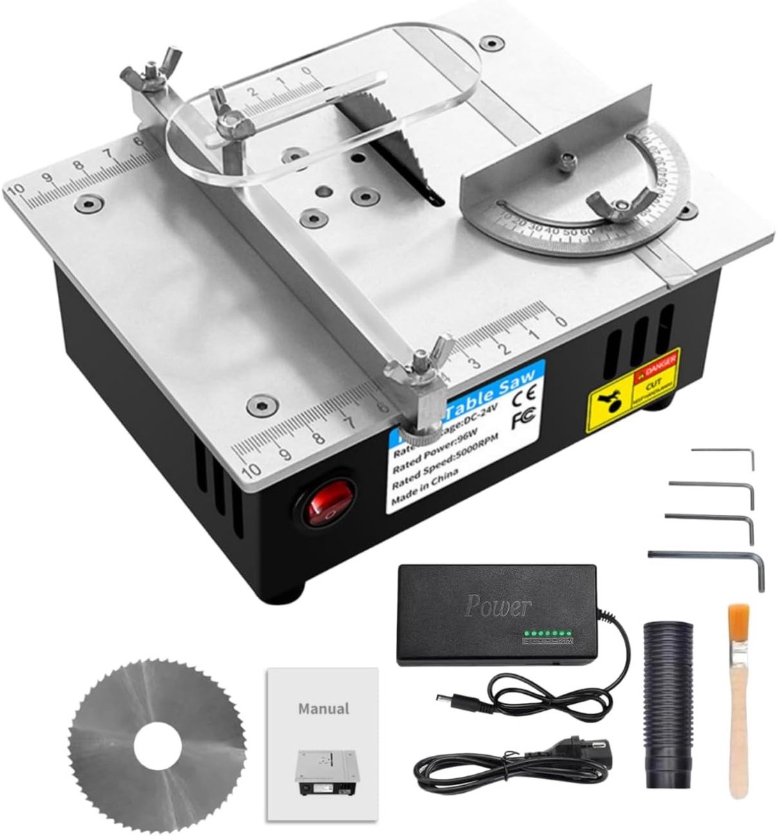 Compacte Multifunctionele Tafelzaag voor DIY Projecten - Elektrische Zaag voor Precisie Snijden en Houtbewerking