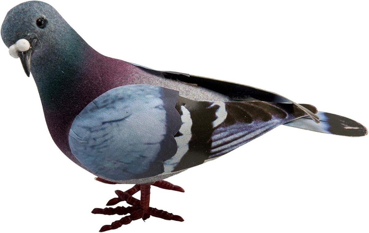 Kunstmatige Pigeon Mini Foam Vogels voor Tuinornamenten en Huisdecoratie - Miniatuur Model van Duiven en Vogels