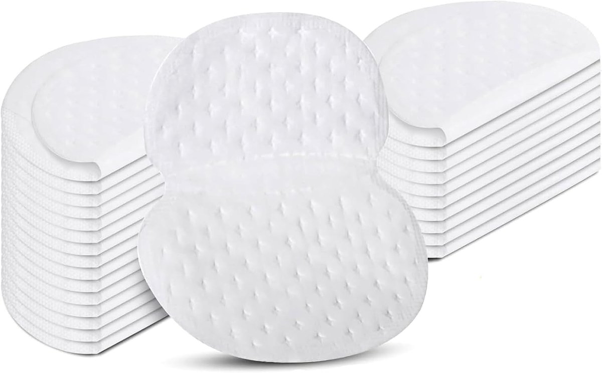 150 Stuks Ademende Onderarm Pads, Comfortabele Zweetbescherming voor Dames en Heren, Onzichtbare en Effectieve Anti-Zweet Oplossing