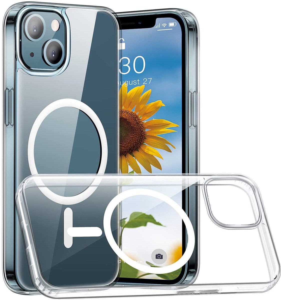 Transparante mobiele cover Compatibel met MagSafe-oplader voor iPhone 13 Pro Max