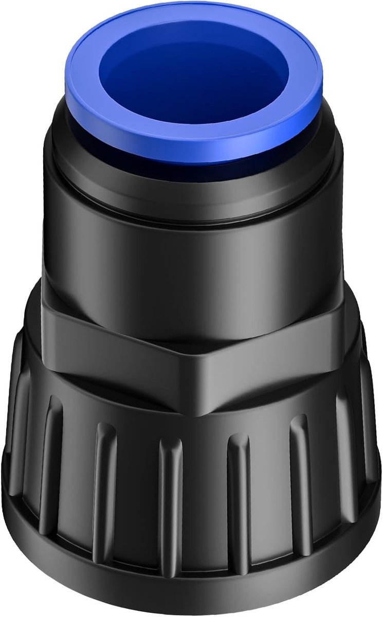 Druppelirrigatie Kraanadapter Set van 8, 24,8 mm naar 15 mm, Tuin Connector voor Slang en Waterbesparing