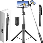 Studio ME 3 in 1 Selfie Stick Tripod 180CM - Selfiestick Universeel - Bluetooth Afstandsbediening - Telefoonhouder - Telefoon statief