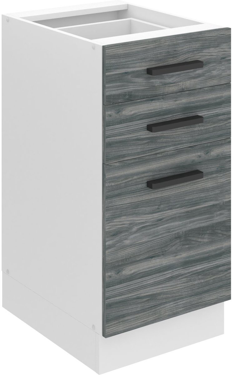 BELINI Keukenonderkast SDSZ 40 cm met Laden - Glamour Wood