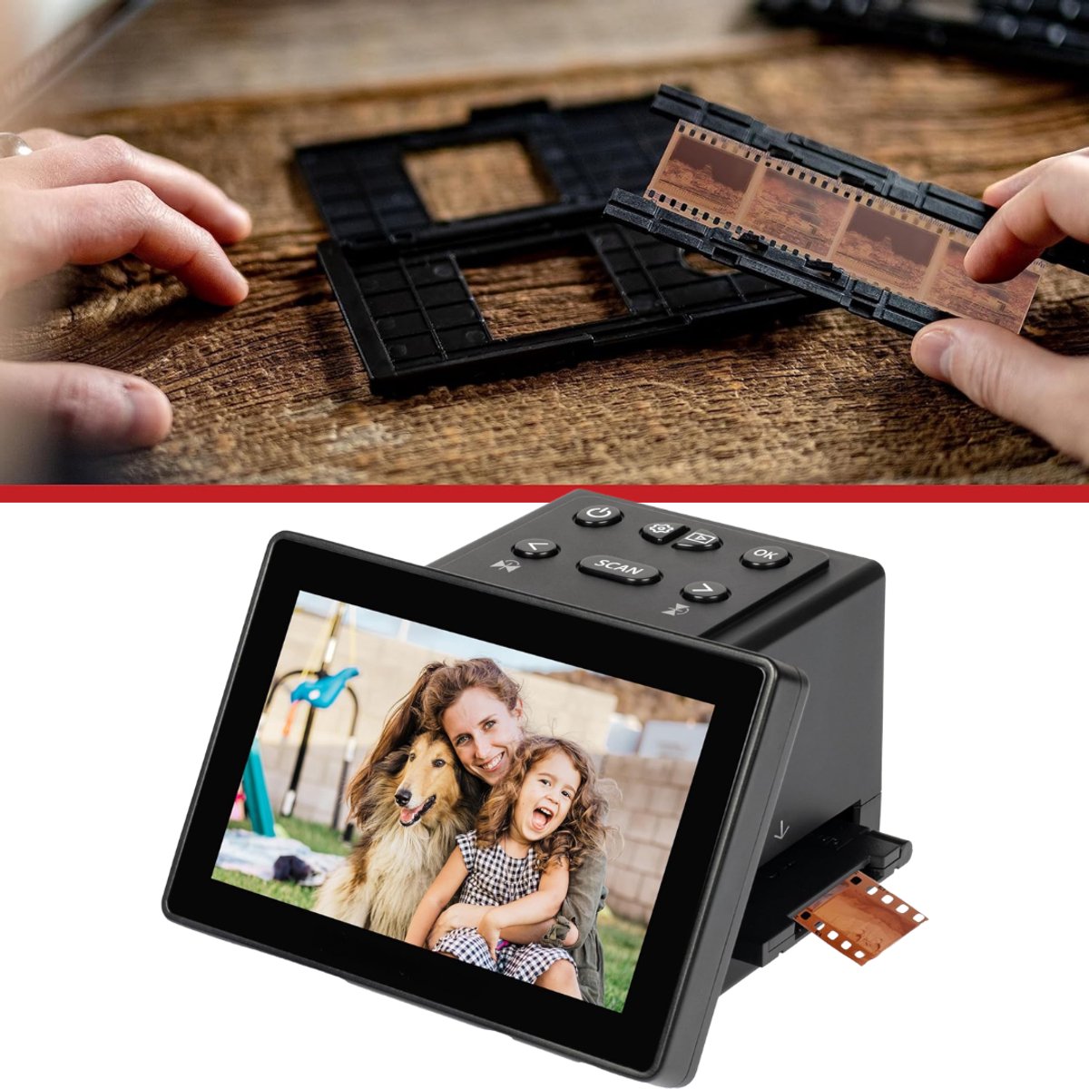 ApexArte® Negatiefscanner - Diascanner Kopen - Digitaal Maken Oude Foto's