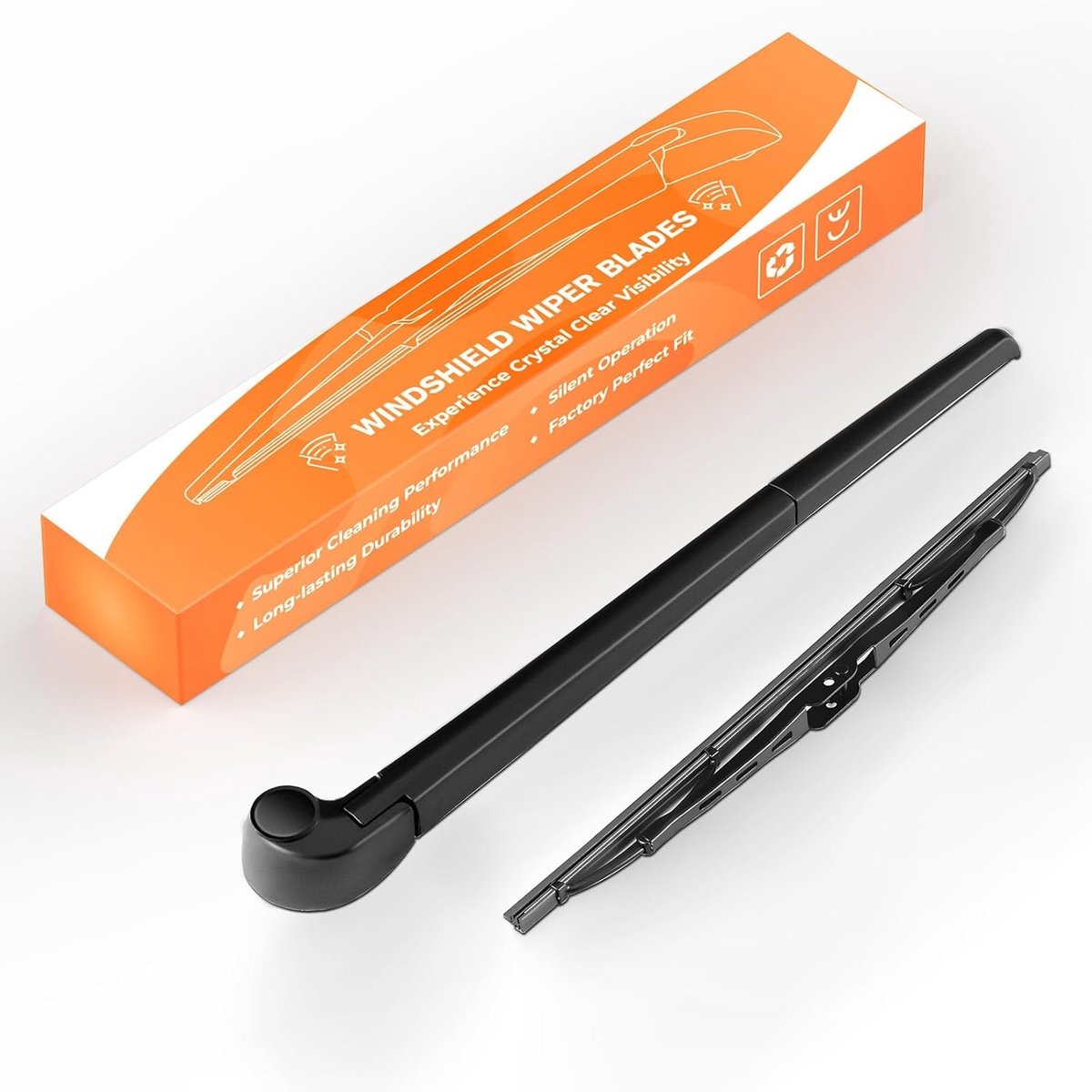 Achterruitenwisser Arm en Blad Set voor Audi A3 8P A4 AVANT B6 B7 2003-2012, Vervangende Wisserarm en Blad voor Betrouwbare Prestaties