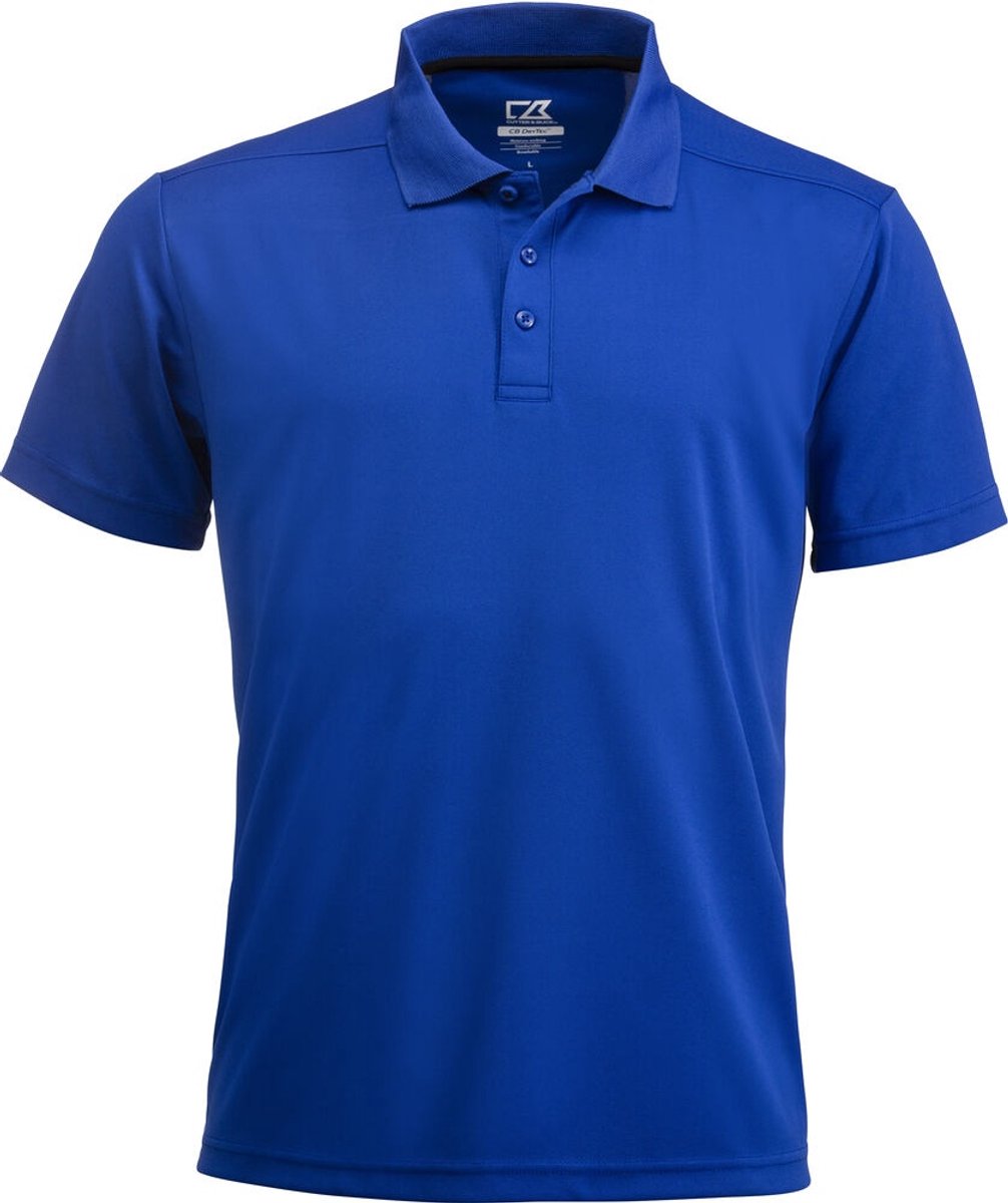 Cutter & Buck Kelowna Polo Heren 354400 - Royal Blauw - M