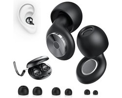 Oordopjes voor slapen - Noise cancelling doppen - Rust vinden - 45 dB geluidsreductie - Set van 4 - Zwart
