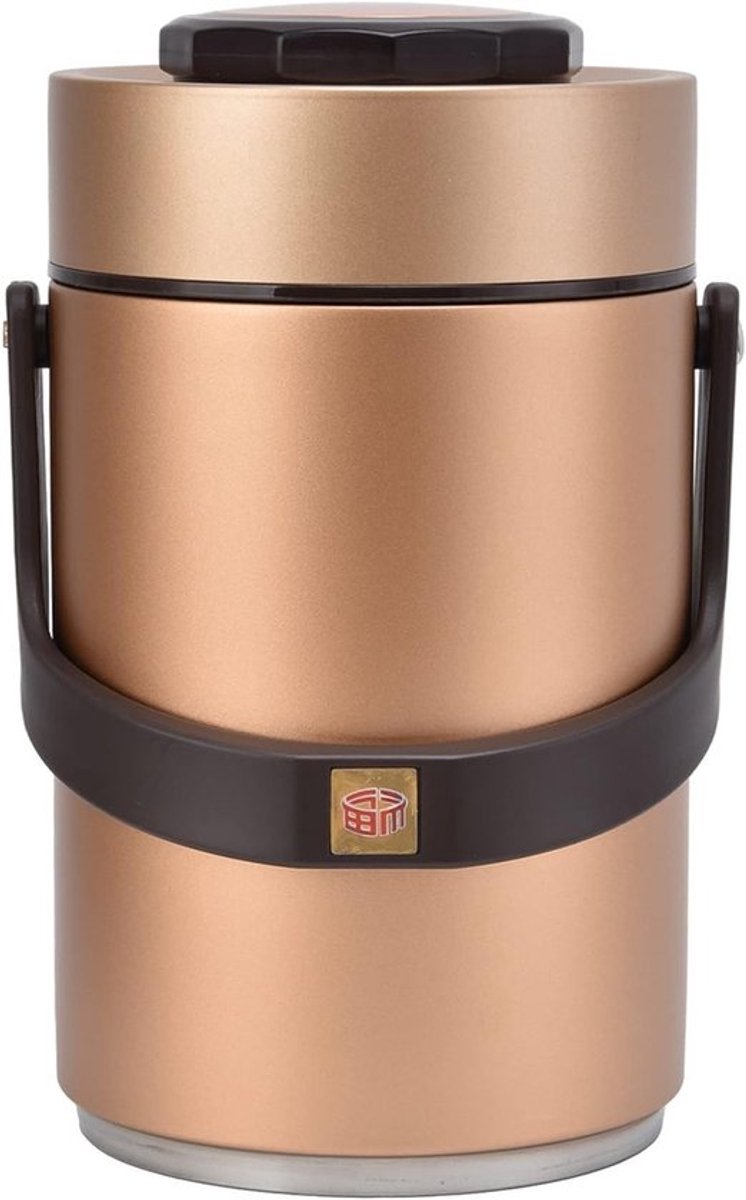 Grote Isolerende Thermosfles voor Eten en Drank - 2,3L RVS Lunchbox met 24 Uur Warmtebehoud, Lekvrije Container voor Werk en Reizen
