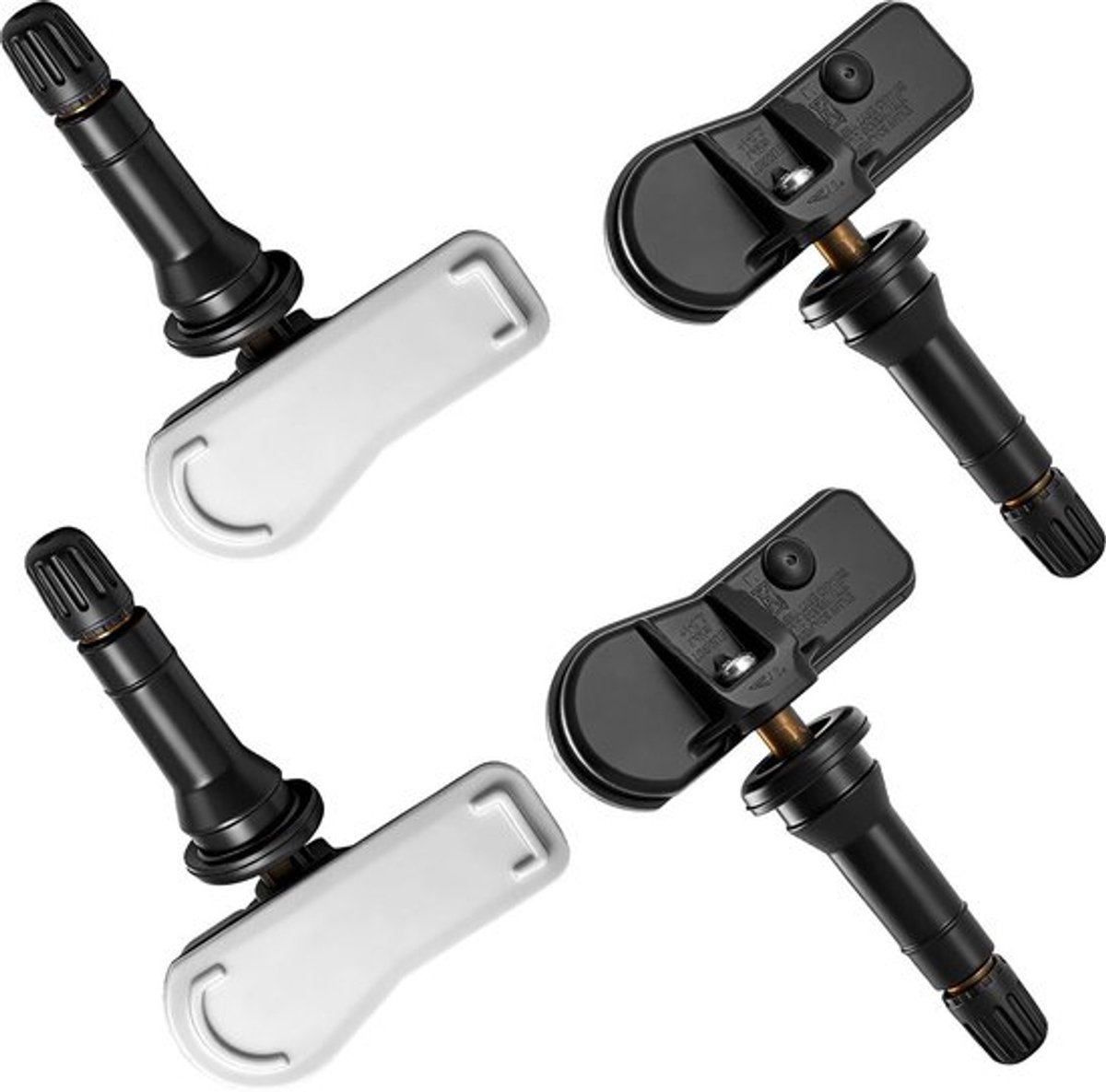 Set van 4 Banden Druksensoren Geschikt voor Renault Trafic 3, Dacia Duster en Clio 4 - RDKS, Vervangende Sensoren voor Betrouwbare Bandenspanning en Veiligheid