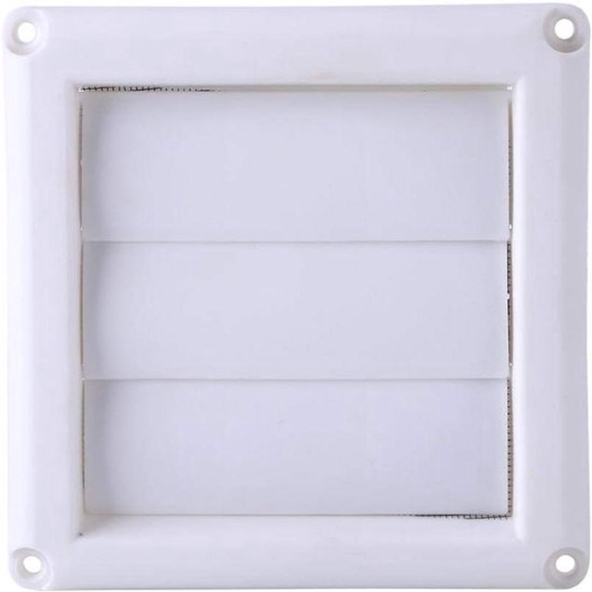 Duurzame ontluchtingsklep voor buiten - Lamellenontluchtingsafdekking 15x15 cm - Praktisch en stijlvol.