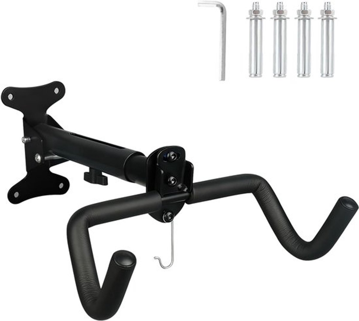 Fietshanger voor Garage, Fietsenrek tot 30 kg met Schuim Frame Bescherming voor Binnengebruik en Garage