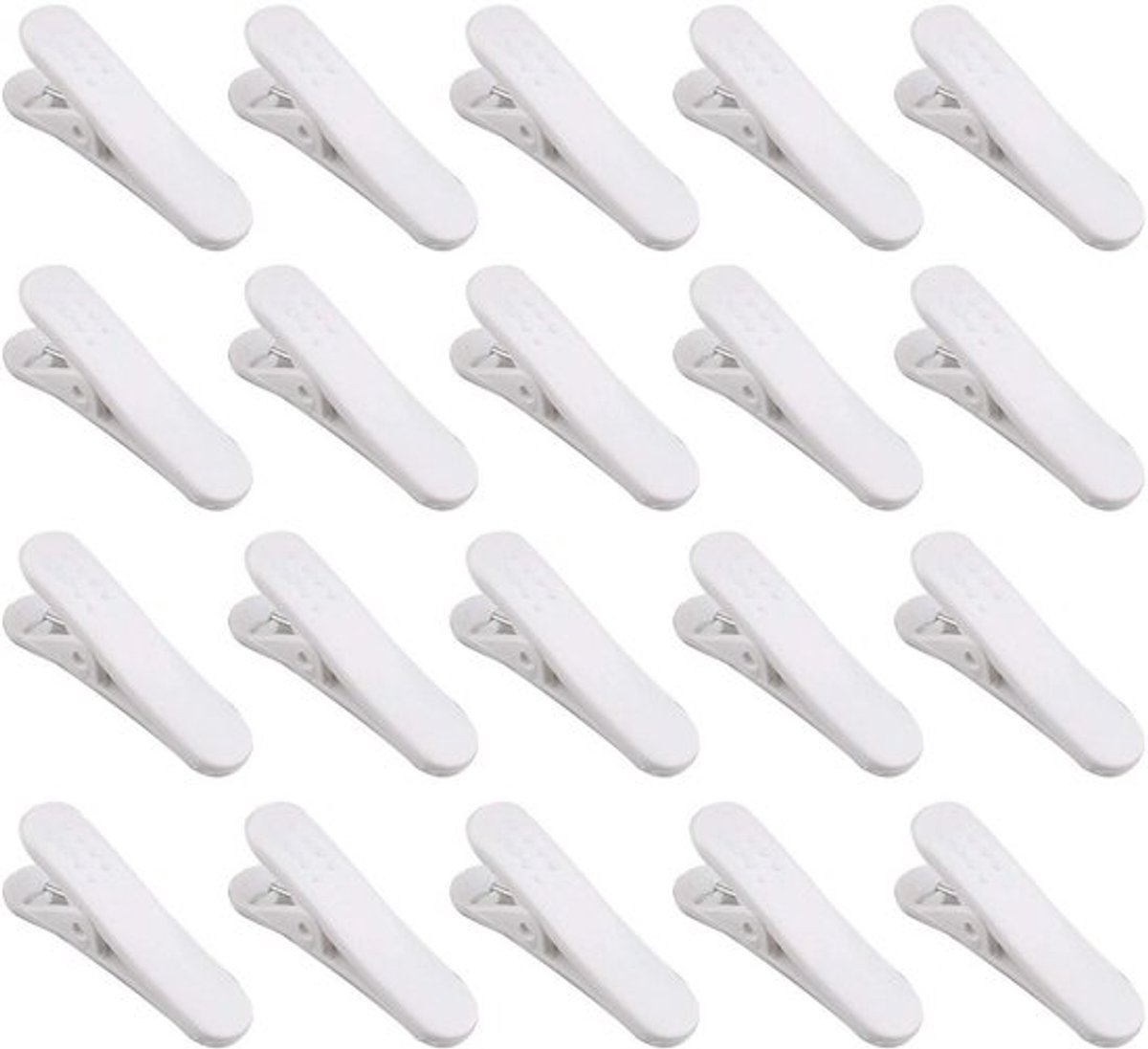 Oordopjes - 20 Stuks - Hoofdtelefoonclips - Kunststof - Draagbaar - Voorkomt Knoopvorming - Wit