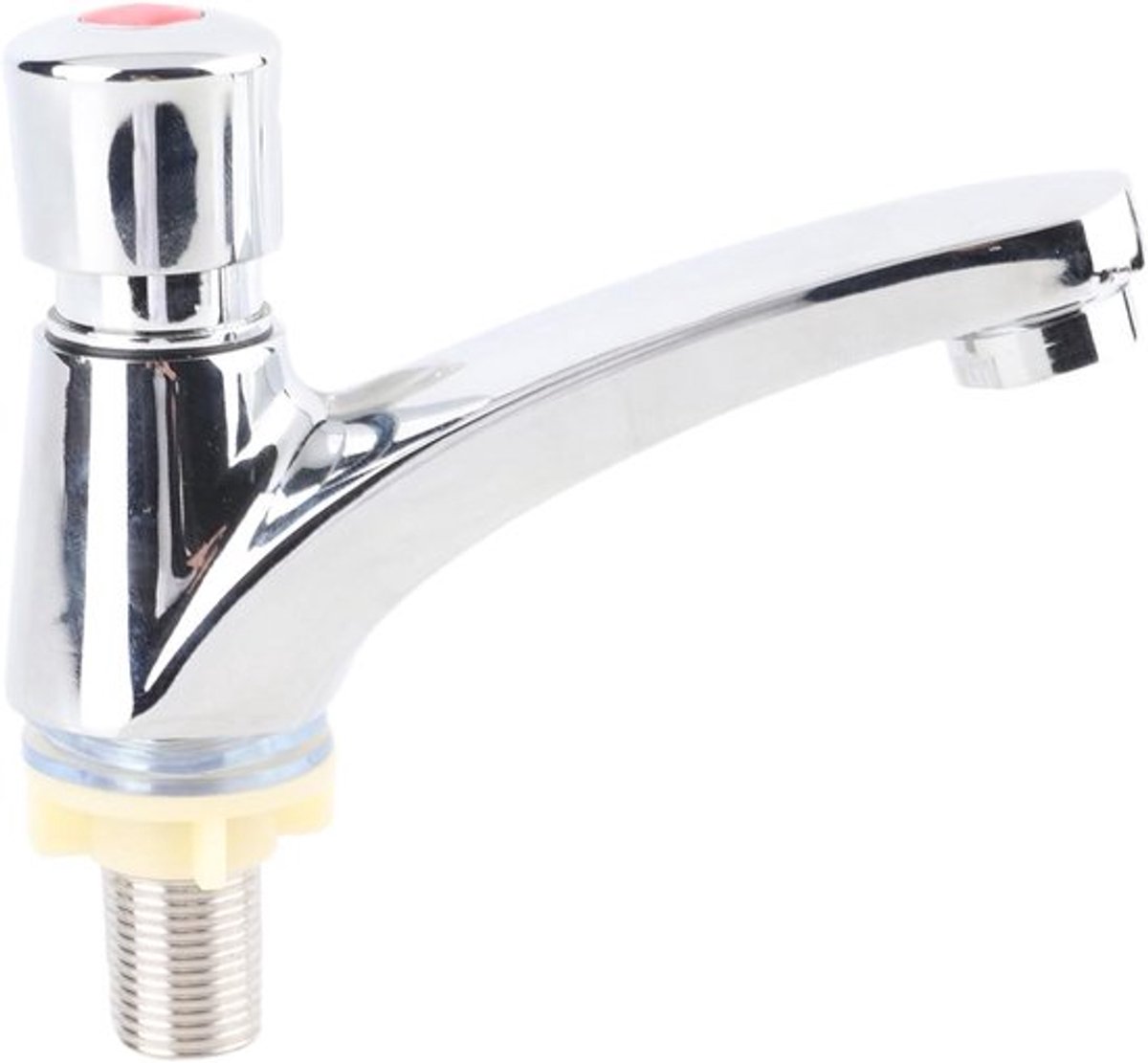 Keuken Badkamer Kraan Waterbesparend Zelfsluitend Tijdvertragend - Chroom - G1/2 Binnenschroefdraad - Openbaar Gebruik - Eenvoudige Installatie
