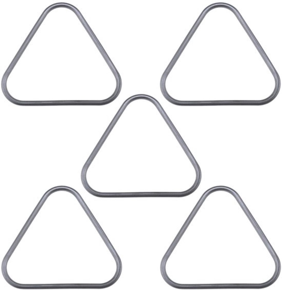 Vormafdichting 5 Stuks - Driehoek Afdichting - Rubber - Compatibel met Karcher K2/K3/K4/K5 - MPN 90814220 - Dikte 2 mm - Afdichtring