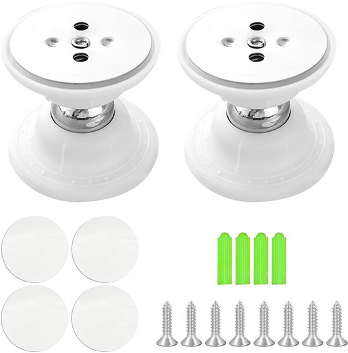 Deursnapper Magnetisch - Deurhouder - Deurvergrendeling - Camper/Caravan - Weerbestendig - Slagvast ABS