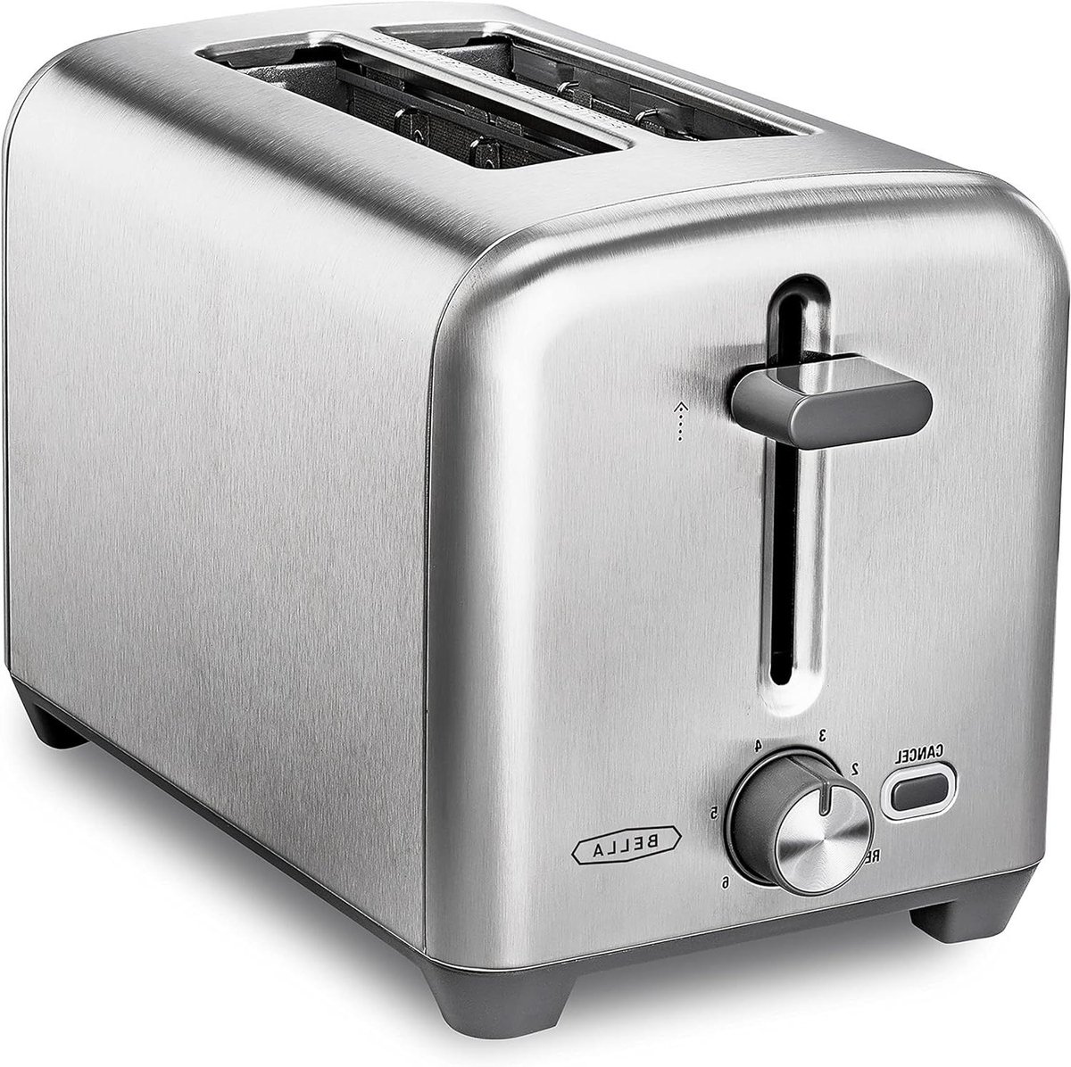 Broodrooster - Toastapparaat - Ontbijt Bereiden - Extra brede sleuven - 2 sneden - Staal