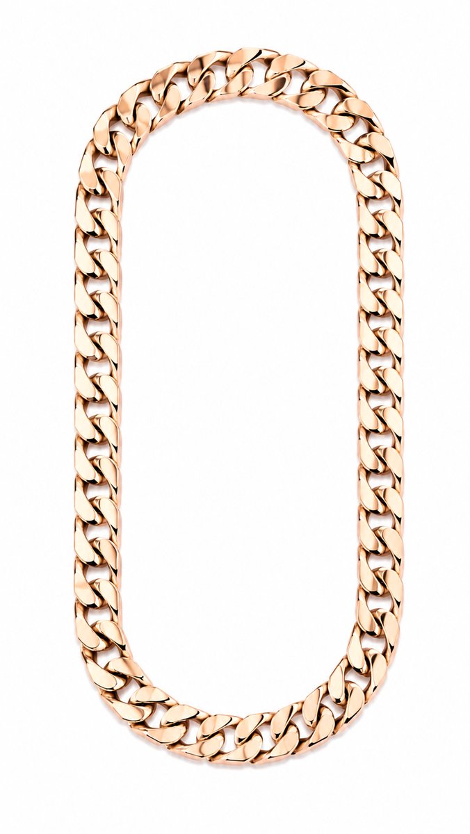 KIMU® Dikke Lange Gouden Ketting - Licht Goud Kunststof Schakelketting Pimp - New Kids Pooier Fout Dames Heren Stoere Festival