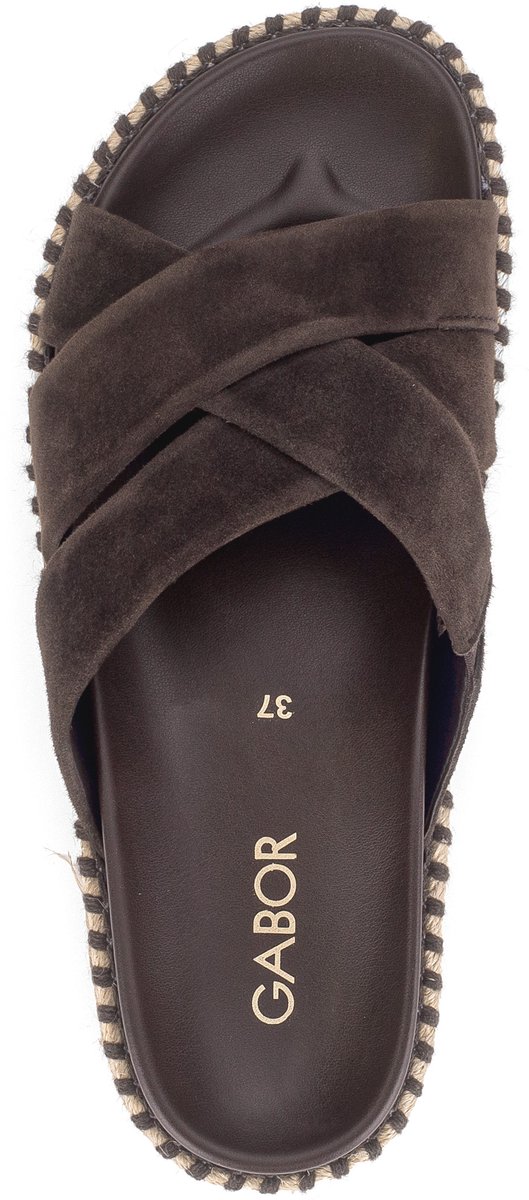 Gabor 780.1 Slippers - Dames - Bruin - Maat 44