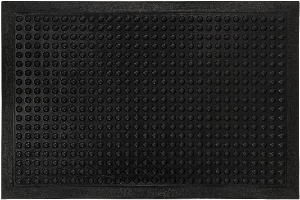 ANRO Anti-vermoeidheidsmat Zwart 60x90cm – Werkplekmat Sta-mat Ergonomisch Antislip Keukenmat Rubber