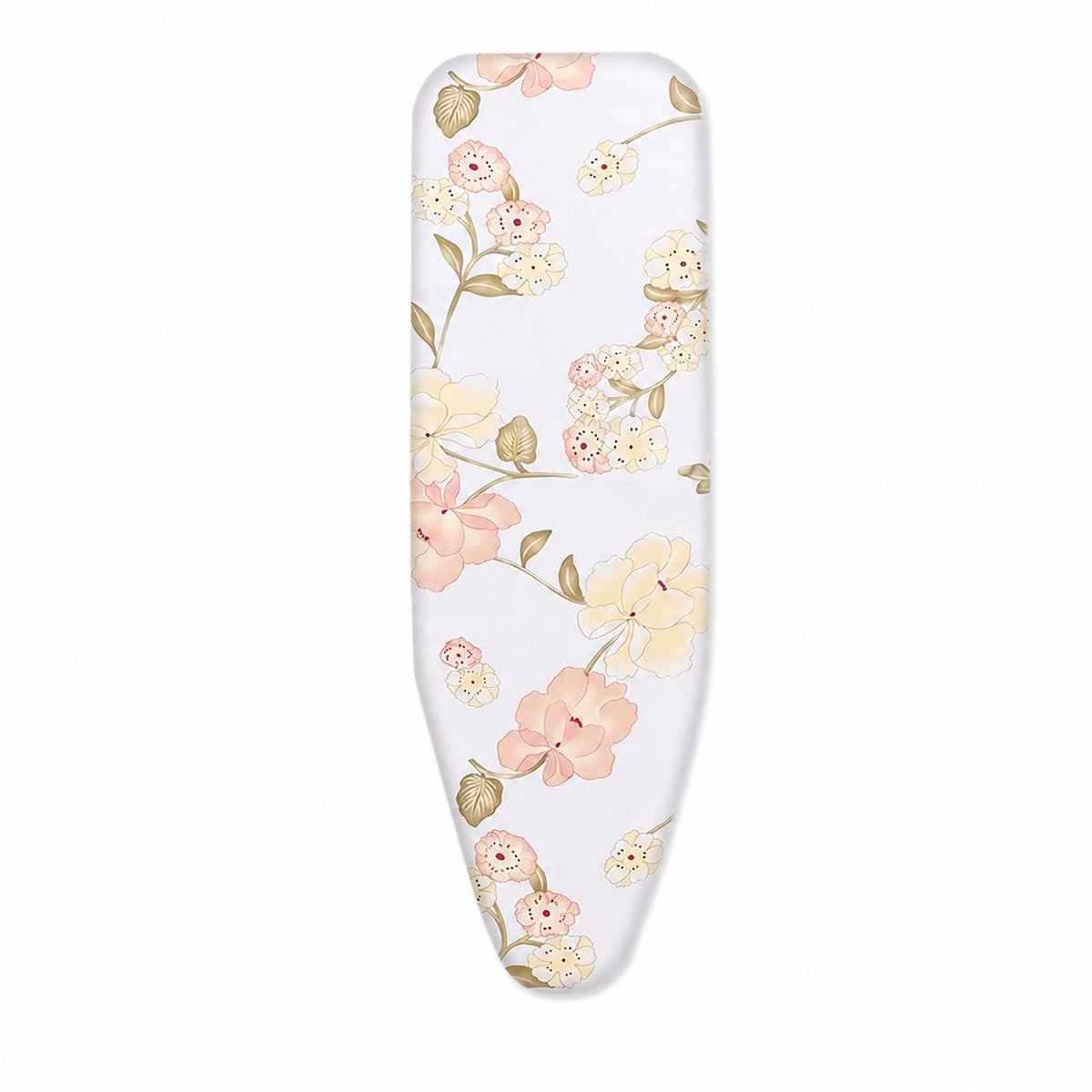 Strijkhoes - Luxe Strijkplankhoes met Rijke Pioenrozen Print en Dubbellaagse Vulling voor Strijkplanken van 110x33 cm - Meerkleurig
