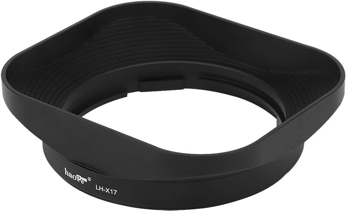 Vierkante metalen lenskap voor Fujifilm Fujinon XF 16mm F2.8 R WR - Bescherming, Contrast, Fotografie Accessoires