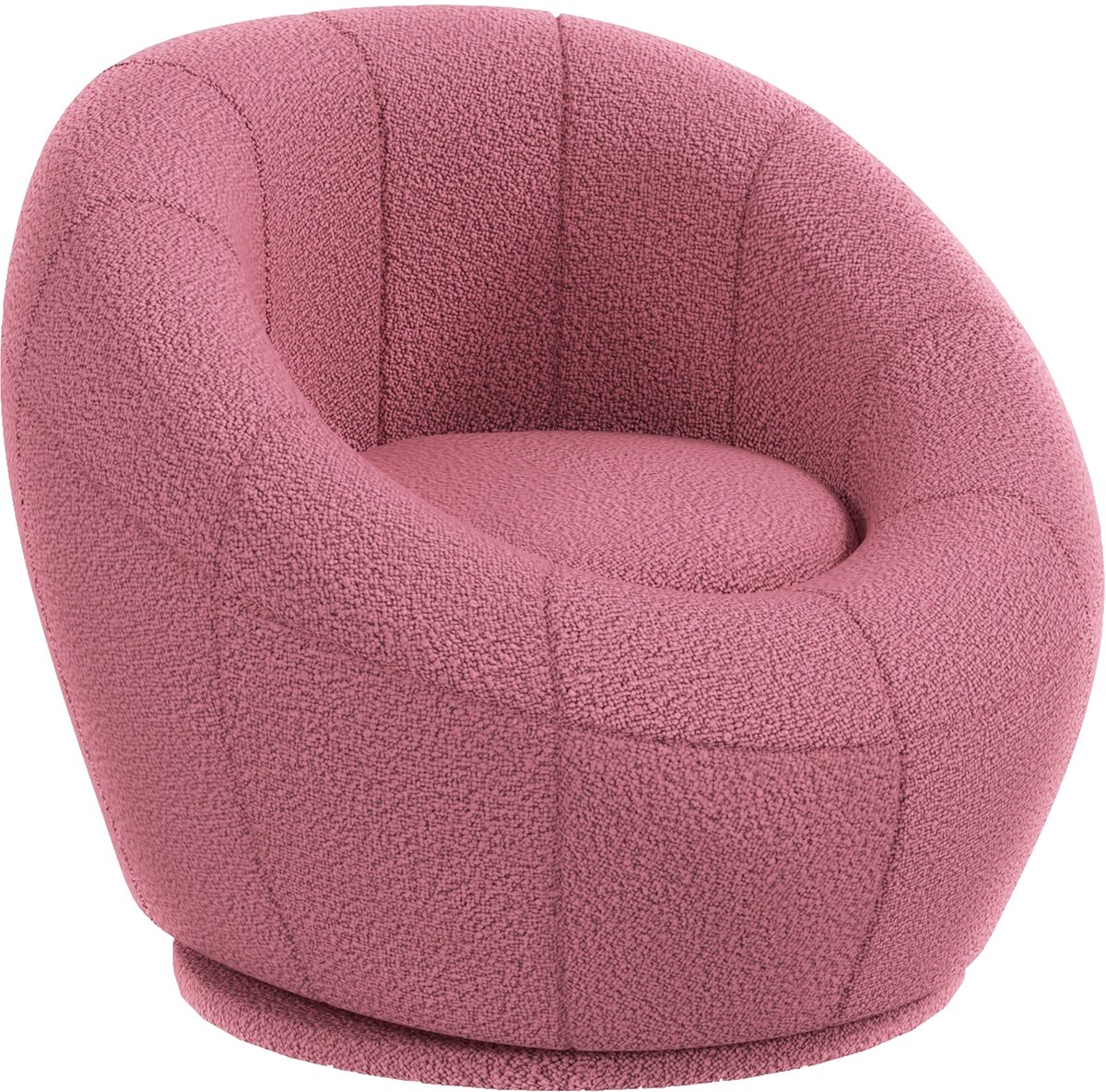 1 stuk - kinderstoel - kindermeubels - kinderstoel - teddysatijn - 60 cm × 56 cm × 48 cm - roze