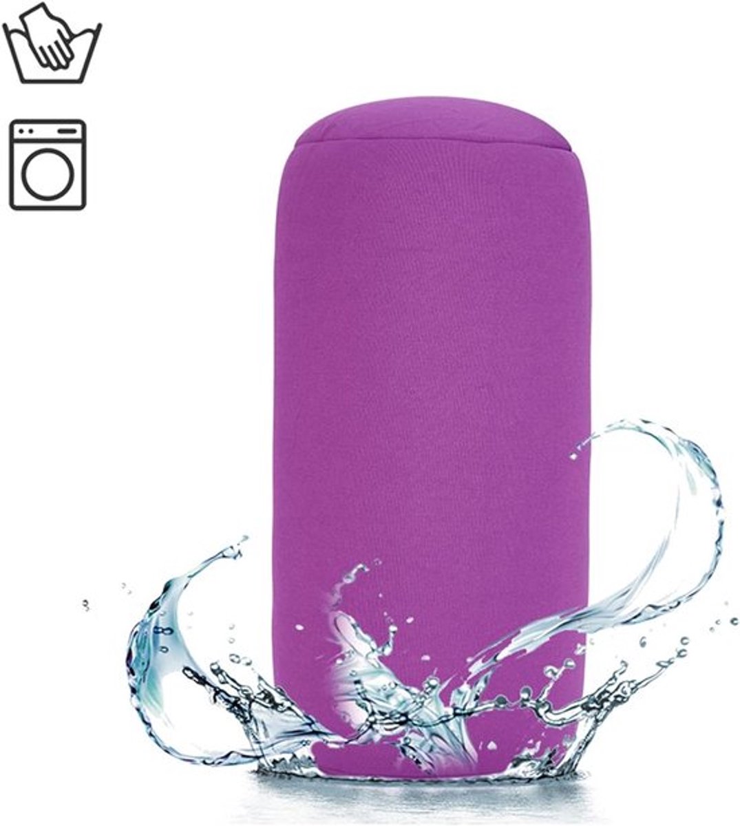 Cervicale Rol Mini Microbead Kussen voor Ondersteuning van Nek en Rug, Ideaal voor Thuis en Reizen, Comfortabel en Praktisch (Paars)