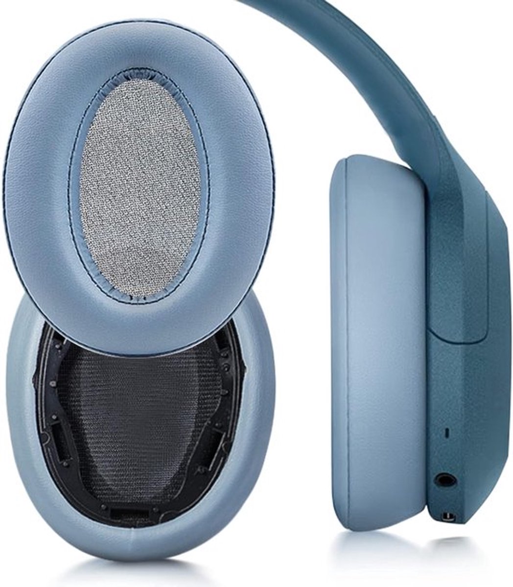 Vervangende oorkussens voor Sony WH-H910N koptelefoons, Lichtblauw, Comfortabel, Duurzaam en Geluidsisolatie