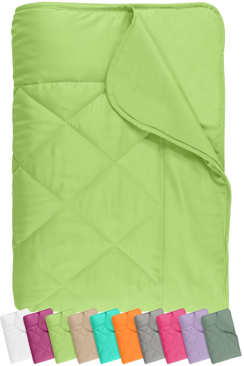 SnelShoppen - Lichtgewicht Dekbed van Fluweelzacht Microvezelweefsel 135x200 cm - Verkrijgbaar in 7 Moderne Kleuren - Ideaal voor Bed, Logies, Camping