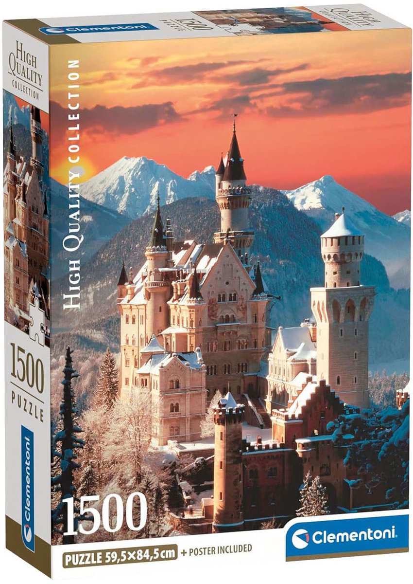 Clementoni legpuzzel neuschwanstein - 1500st.