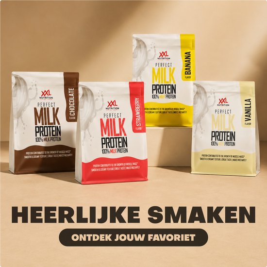 XXL Nutrition - Perfect Milk Protein - Banaan - Eiwitpoeder - 300 gram van XXL Nutrition — afbeelding 5