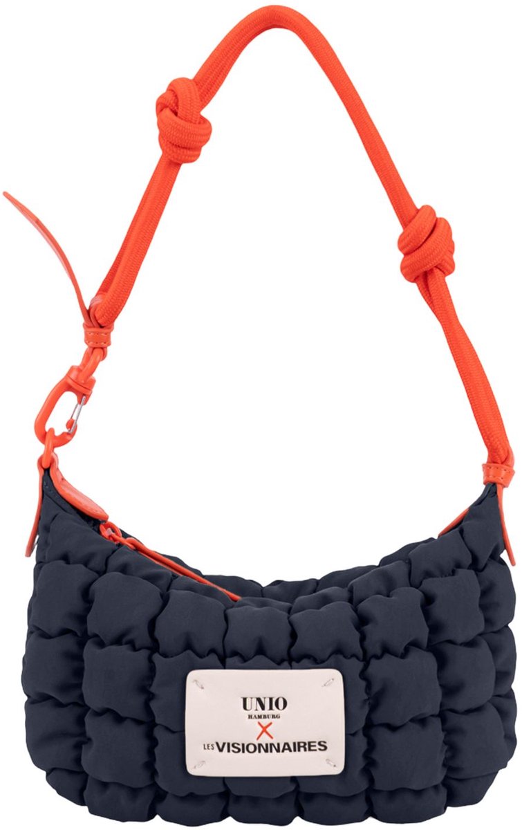 Unio Hamburg x Les Visionnaires schoudertas Bubble Unio Little Sophie Navy donkerblauw